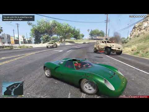 GTA 5 - Chumash Plaza Shootout + Six Star Escape