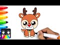 How To Draw a Cute Reindeer