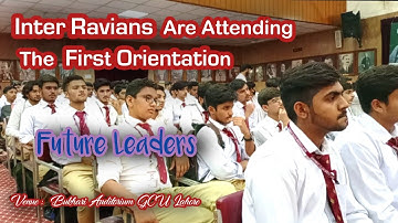 Inter-Ravians Attending Dars-e-Quran In Bukhari Auditorium GCU Lahore| 1st Year Session 22-24.