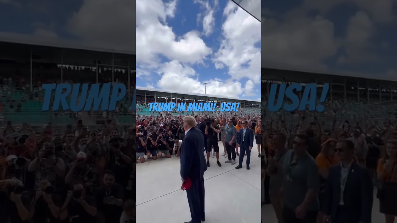 Trump In Miami!  USA!