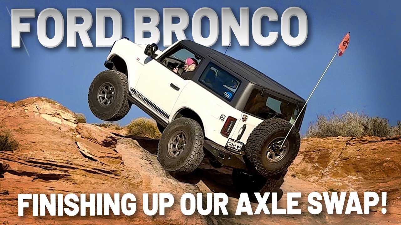 Finishing Up Our Bronco Axle Swap! Wiring Lockers to AUX Switches & Front Axle Disconnect Delete