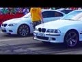 BMW M3 E92 vs BMW M5 E39 Drag Race Viertelmeile Rennen Beschleunigungsrennen Acceleration Sound