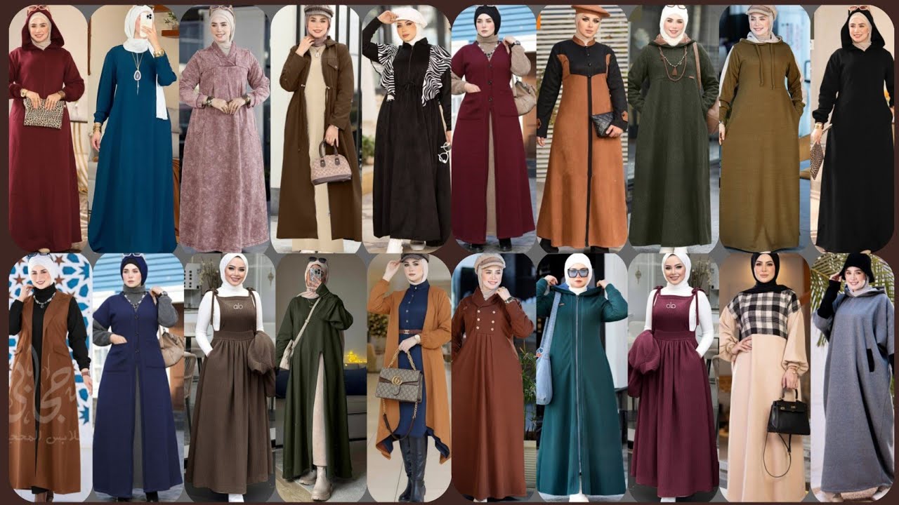 موضة شتاء وخريف2026/2025🍂🎇أجمل فساتين شتويه للمحجبات2026/2025🍂حجابات شتاء2026🍂winter2026dresses