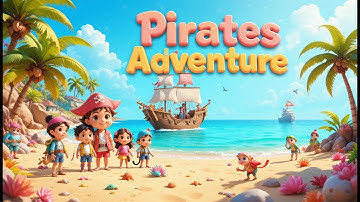 Pirate Kids Learning Adventure ⚓ | 123 Counting, ABC Alphabet, Animal & Fruits | Kids Nursery Rhymes