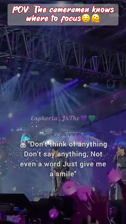 Cameraman knows where to focus😍🥰🫰#btstaekook