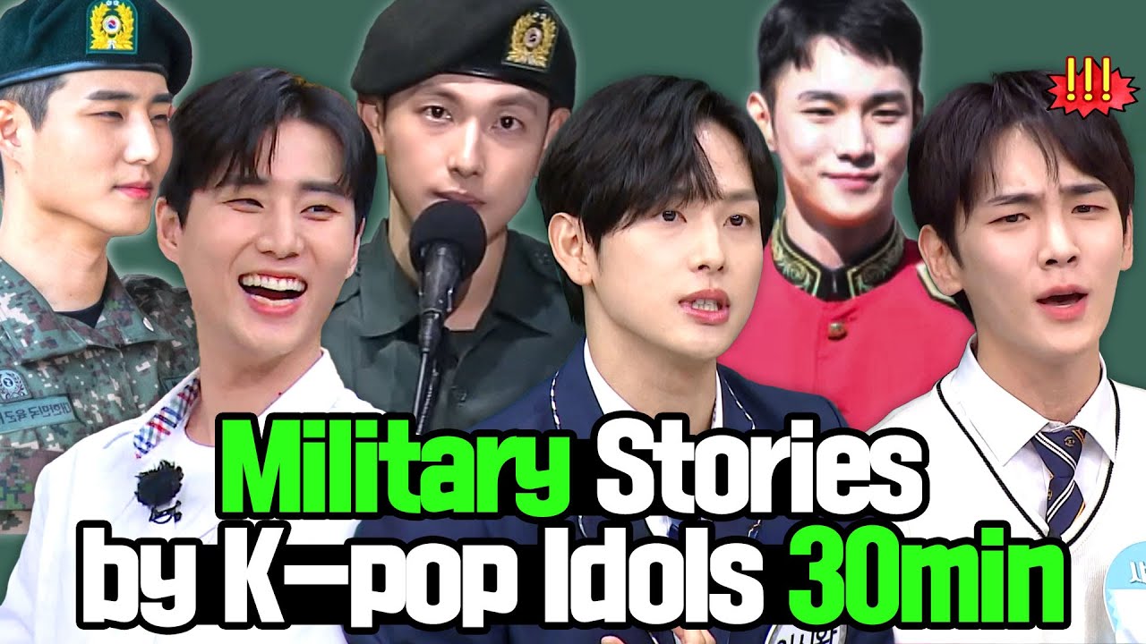 [Knowing Bros] «Я был хорошим!» K-pop айдолы делятся своими военными историями 🤣