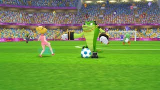 Mario And Sonic At The London 2012 Olympic Games -Team Luigi Vs Team Sliver And Bowser