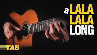 90s REGGAE VIBES ★★★ A La La La La Long (Fingerstyle + TAB)