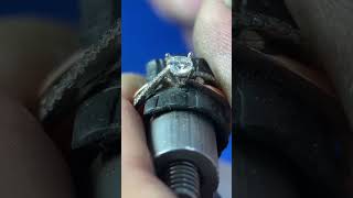 How to make a lab created diamond twist arm diamond ring from scratch