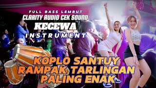 CEK SOUND INSTRUMENT SANTUY KECEWA TARLING TANPA VOCAL SUARA JERNIH - AUDIO CEK SOUND