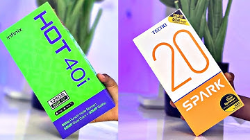 Infinix Hot 40i vs Tecno Spark 20: Full Comparison.