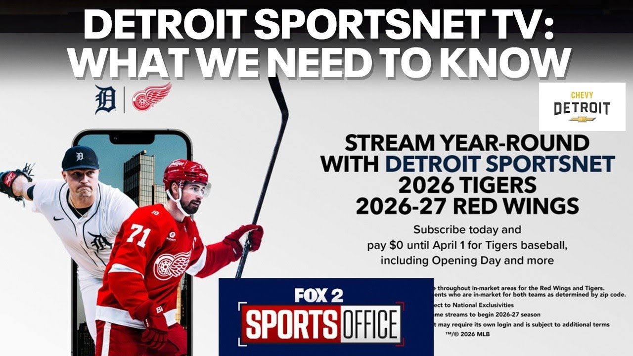 Tigers and Red Wings Viewing: Explaining the new way to watch Detroit sports