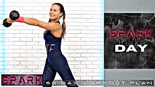 TOTAL BODY TABATA WITH WEIGHTS AND YOGA | SPARK Challenge Day 2