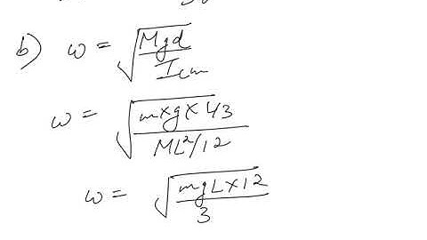 A uniform rod of mass m and length L is pivoted to rotate about a point||Solved video solution