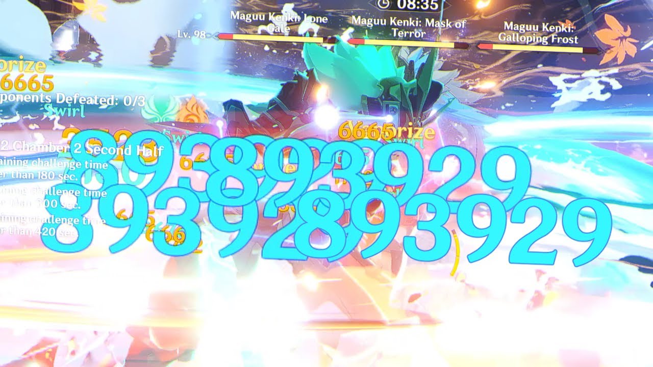 C0 CHILDE BURST ALMOST ONE SHOT 3 KENKI!!! | 12-2