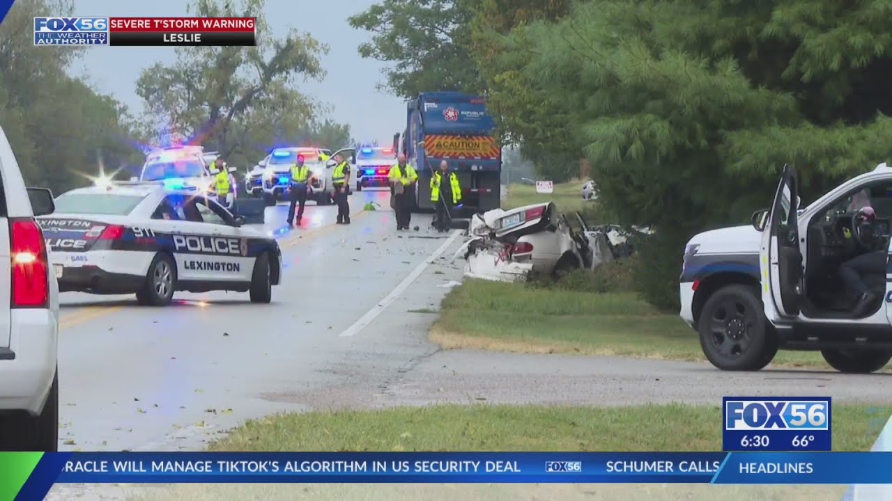2 injured in Lexington after crash involving garbage truck - YouTube