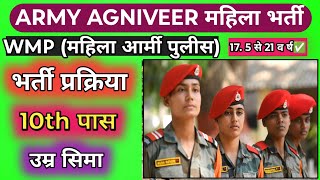 Army Mahila Agniveer Bharti 2026 | Women military police Selection Process | Ney Vacancy 