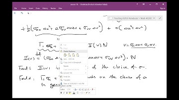 Elementary Diff Geom  19  Parallel Transport