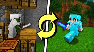 Minecraft UHC Trapping, But Players Swap every 5 Minutes...