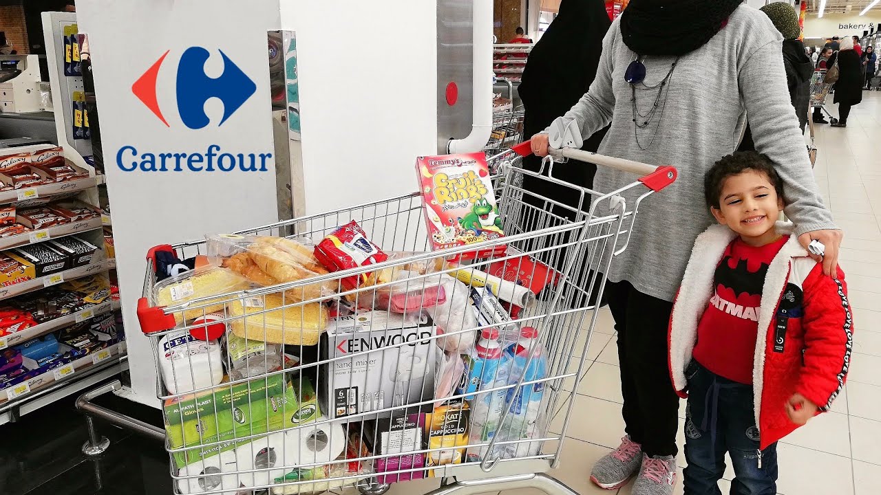 يلا تعالوا نشتري خزين الشهر من كارفور🛒+نصائح مهمه جدا لكل ست بيت عند التسوق♥️💰