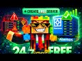“Create a FREE 24/7 Minecraft Server (No Invite Needed!) 🚀