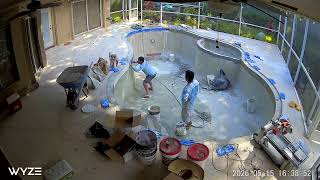 Complete Pebbletec Pool Remodel Timelapse Florida