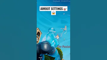 AIMBOT SETTINGS IN FORTNITE 🎯😱