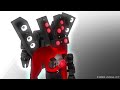 Titan Speaker Man (EP 26 vs EP 74)"#skibiditoilet #prisma3d #animation #titan #titanspeakerman #fyp