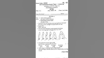 10th Class Biology Science Fa2 exam paper 💯 Real Paper #like #share #subscribe #comment