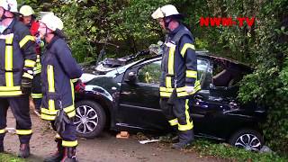 2019 07 20 Hude PKW gegen Baum NWM TV