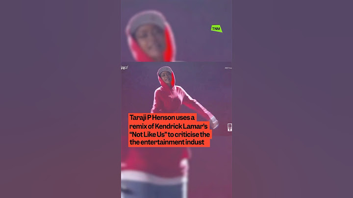 Taraji P Henson performed a remix of Kendrick Lamar’s ‘Not Like Us’ at the BET Awards #NotLikeUs
