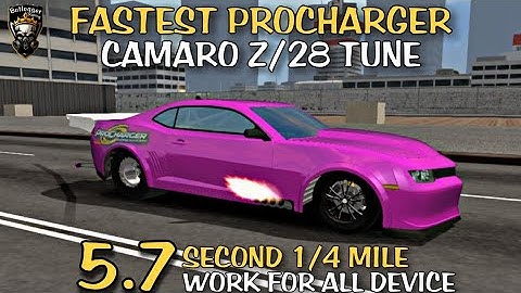Fastest Tune For Camaro Z/28 in No Limit Drag Racing 2