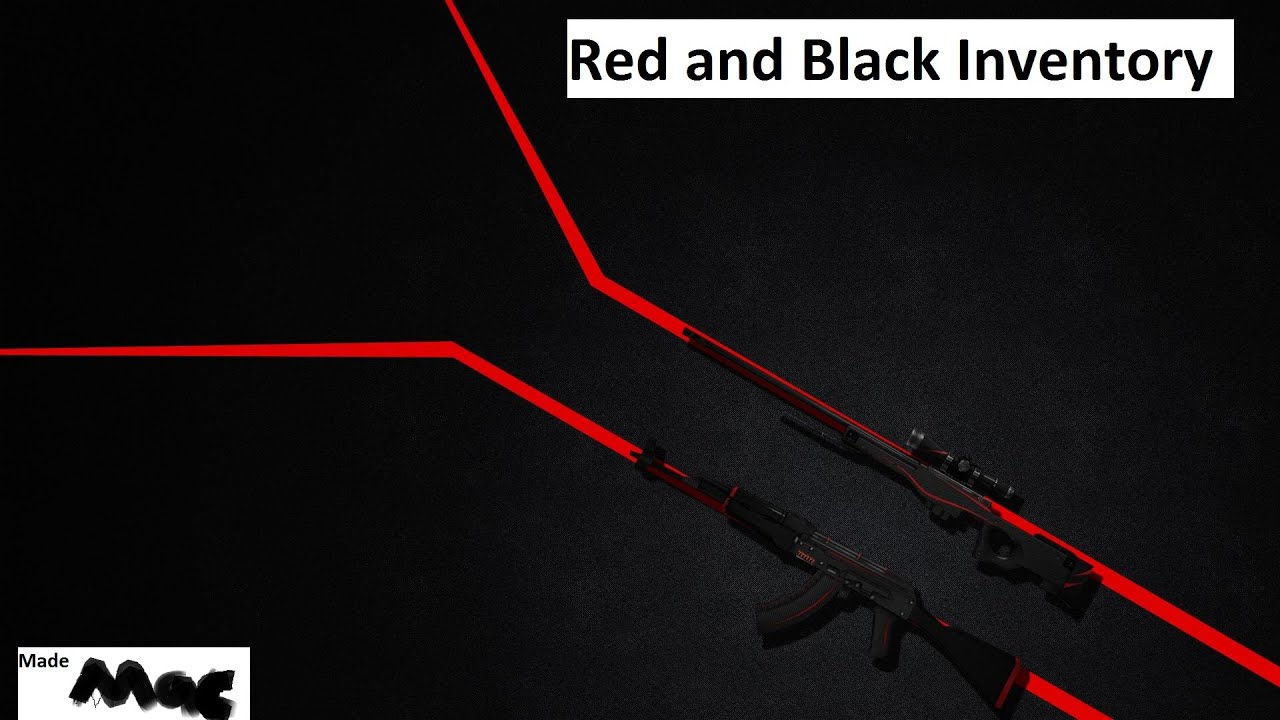 Red & Black Inventory | CSGO - YouTube