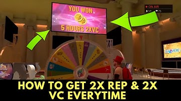 *NEW* How To Get Double REP & Double VC On The Daily Spin Wheel Best Method On NBA 2K20
