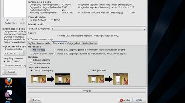 Linux Fedora - DeVeDe flv to avi.ogv