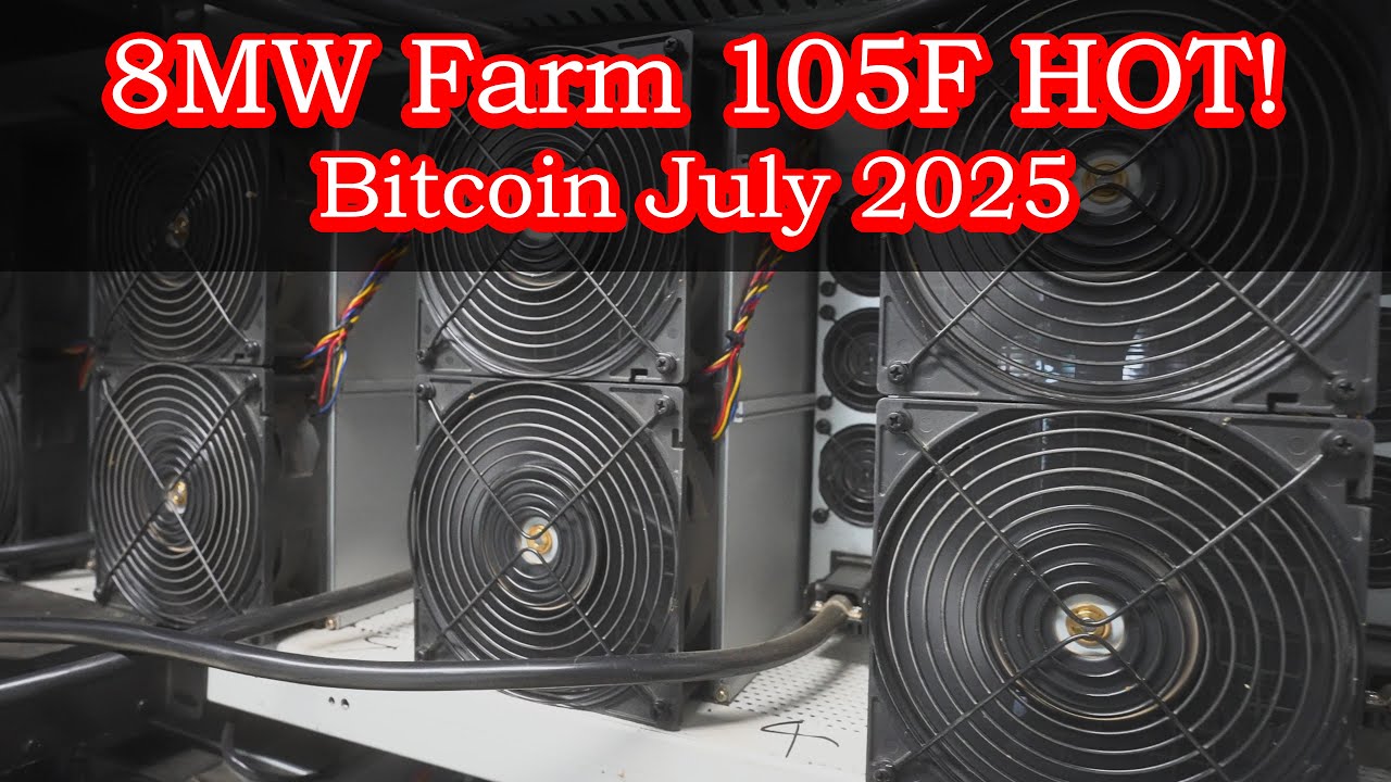 Bitcoin Data Center, July Heat 105F, Start Mining with Us + Overview