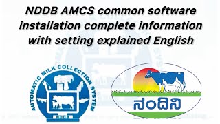 NDDB AMCS Milk collection software installation complete information Explained - English screenshot 3