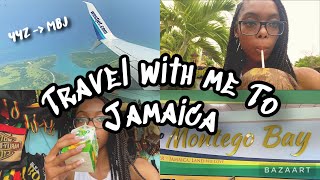 TRAVEL VLOG PT. 1 | Come to the Airport w/ me + First day in Jamaica🇯🇲