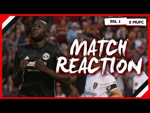 REAL SALT LAKE 1-2 MAN UNITED | REVIEW | LUKAKU'S FIRST GOAL! mufc news
