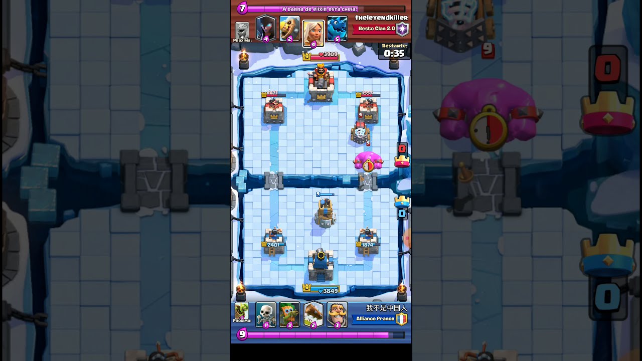Log Bait vs Elixir Golem