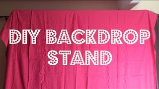 Welcome to my channel!! :-) In this video I will be showing you how to make your very own backdrop stand. This is an easy diy (do it 