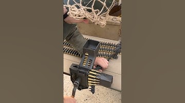 (ASMR) MG42 Ammunition Belt Loading #gun #mg42 #weapon #reenactment #gunasmr #asmr