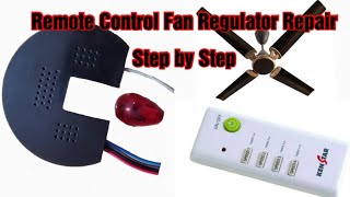 Remote control fan regulator repair || How to repair Fan regulator ||