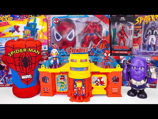 Marvel Spiderman Collection Unboxing Review | LEGO Marvel Iron Man Stark Tower & Thanos Dance Hero