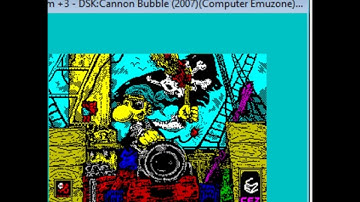 Cannon Bubble - Sinclair ZX Spectrum +3 - DSP Emulator v0.17b2