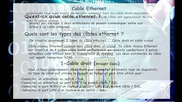 Comment fabriquer des câbles ethernet ( Câble droit et croisé ) - part 1