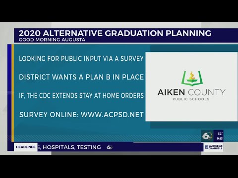 Aiken County Board of Education seeks input on 2020 graduation from graduating seniors, family