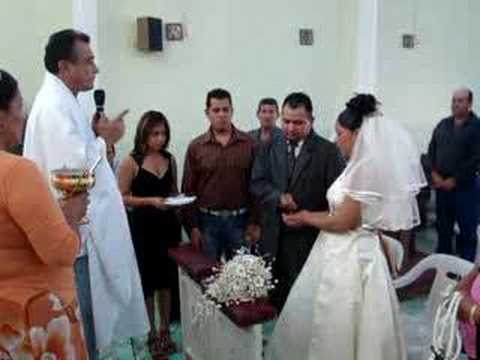 Boda Luz Ortega y Jesus Mariscal entrega de anillos y arras