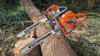 572xp Vs 500i Race! 70cc Husqvarna Vs 80cc Stihl! The best professional chainsaws in 2024?