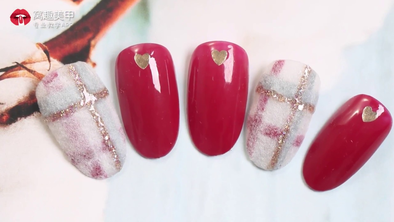 【Watch Nail Recommended-1259th phase】Warm Velvet Grids on Fall&Winter ...